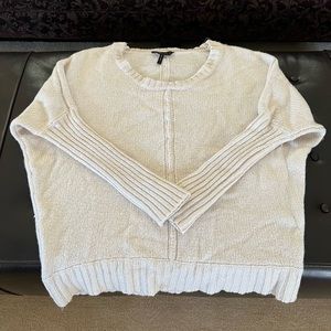 BCBG MaxAzria Cream Oversized Sweater